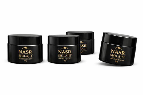 Nasr Shilajit - 30g Pure Himalayan Shilajit Hard Resin - Free Branded Mug + Spoon